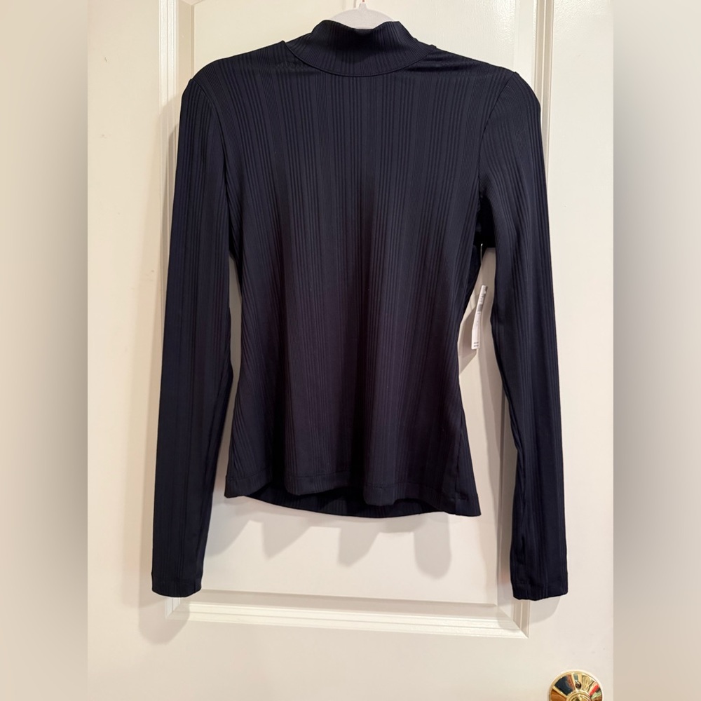 Maeve Long Sleeve Open Back Turtleneck